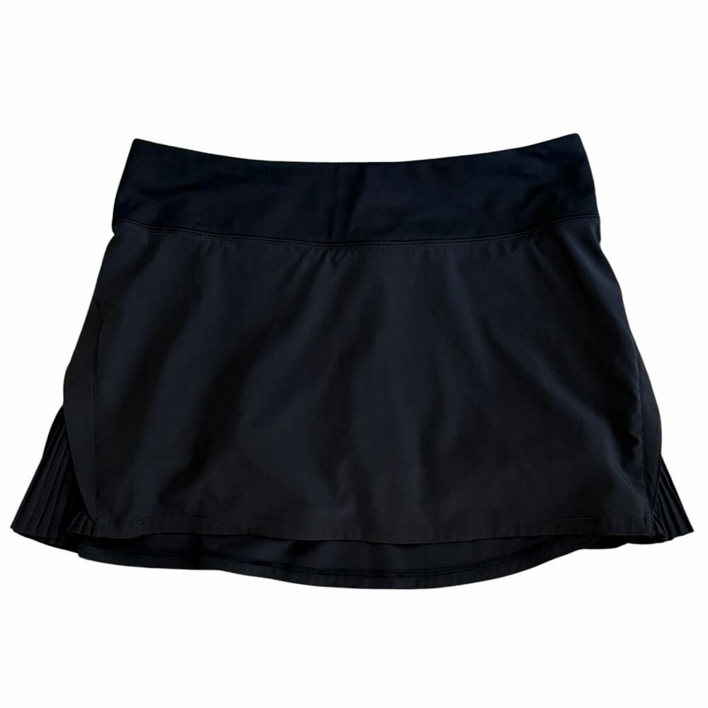 Lululemon Black Pleated Tennis Golf Skort Skirt Size 6